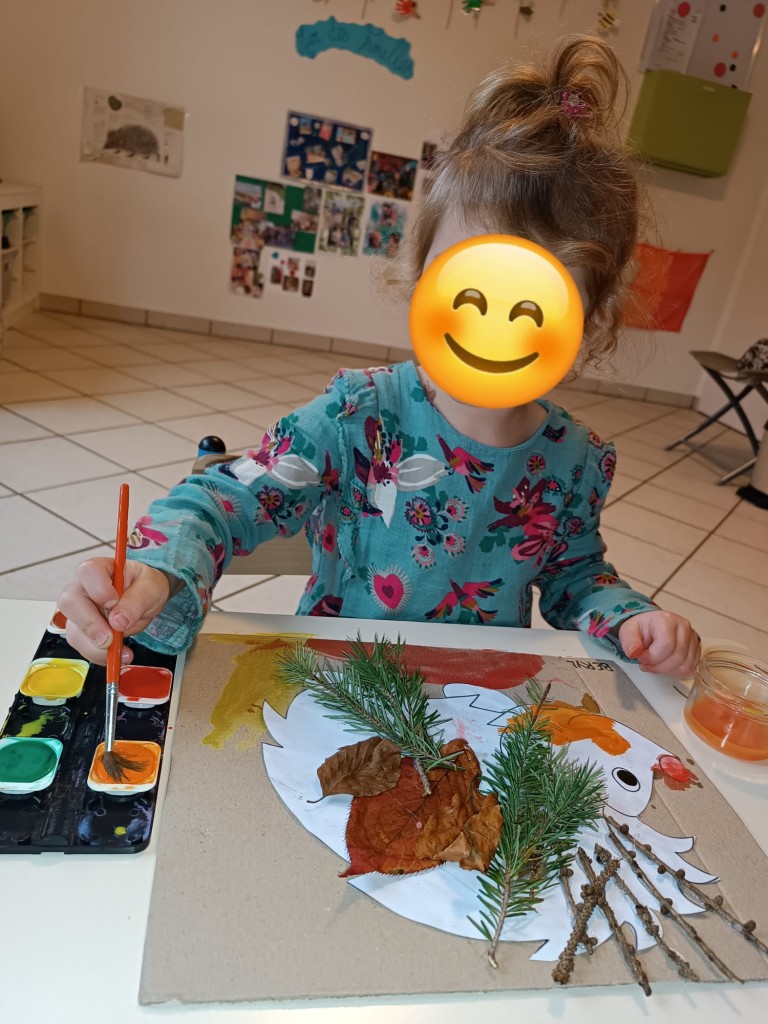 Un hérisson dans la crèche